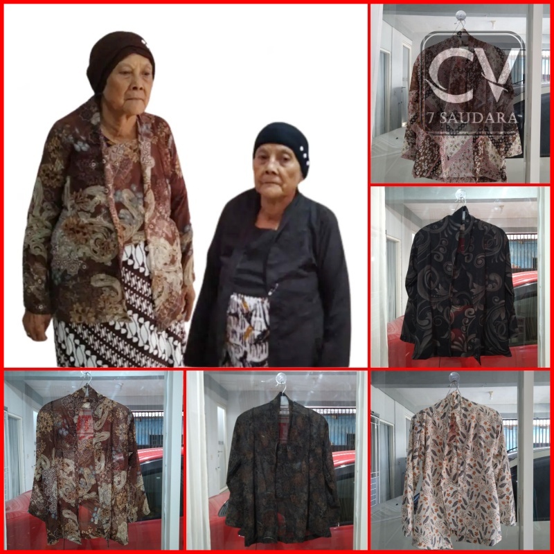 Jual Baju Kebaya Nenek Tradisional Atasan Orang Tua Jawa Jadul Kuno