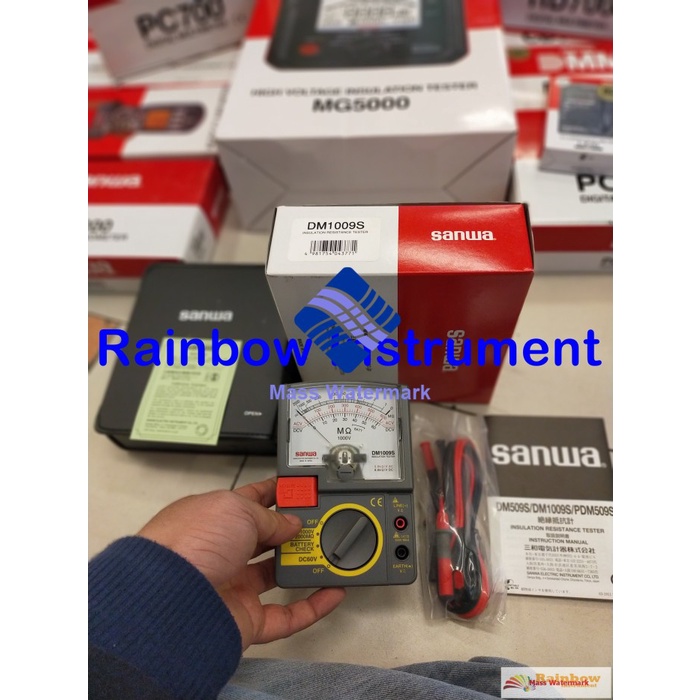 Sanwa DM1009S Analog Insulation Tester sanwa DM 10009s DM 1009 s ORI