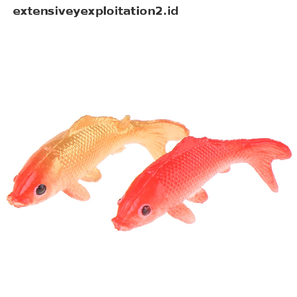 5pcs / Set Mainan Miniatur Ikan Mas Untuk Aksesoris Rumah Boneka