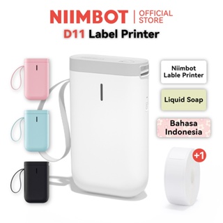 [FREE LABEL] NIIMBOT D11 Printer Label/Inkless Printer Mini Bluetooth/Label Maker Tape Printer Waterproof Oil-proof Sticker