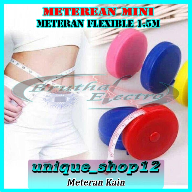Meteran Mini Roll Automatis Meteran Kain Multifungsi