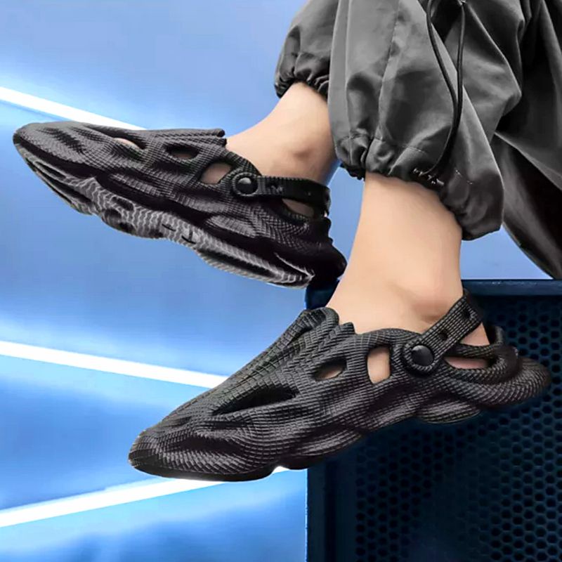 Sepatu Pria Selop Bakpao Eva Tebal / Sepatu Sandal Pria Musim Panas