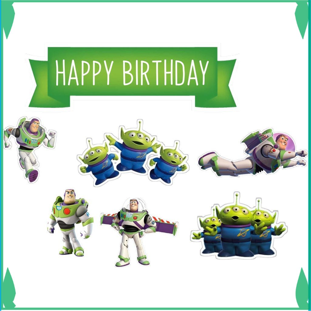 

TOPER KUE TOPPER CAKE ULANG TAHUN / HIASAN KUE BUZZ LIGHT YEAR FADHILSOUVENIR