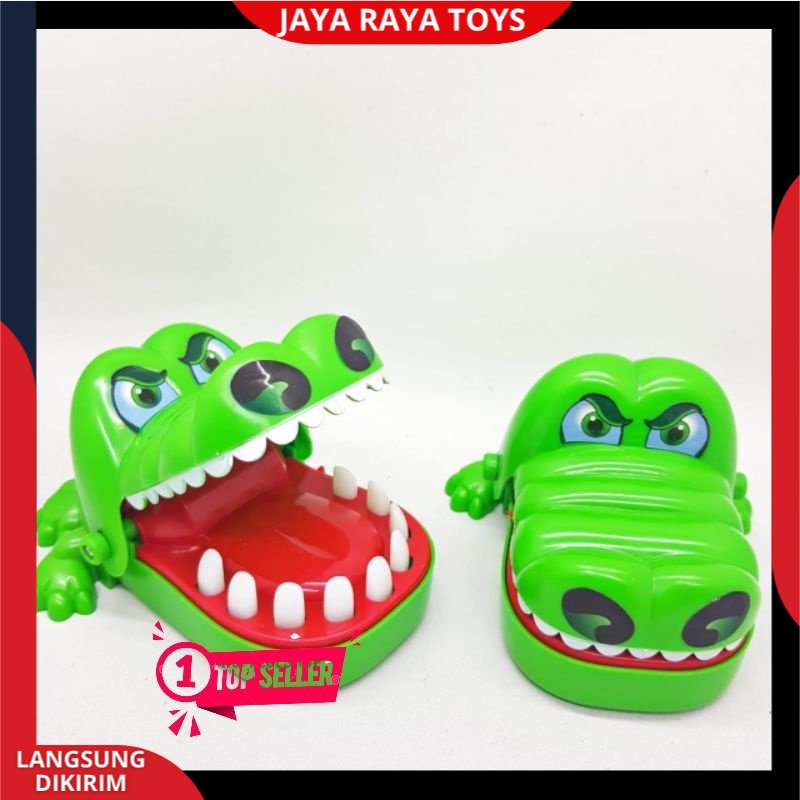 Mainan anak laki laki / mainan anak perempuan mainan crocodile dentist mainan buaya gigit Craqzy Pirates