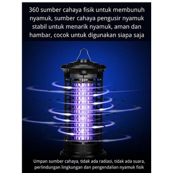 6W Electric Mosquito Killer Perangkap Nyamuk Lampu Anti Nyamuk obat nyamuk elektrik