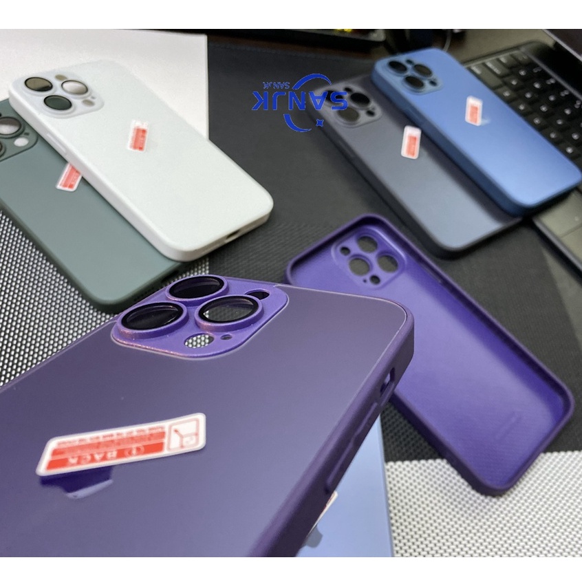 NEW UPGRADE  DARK PURPLE （ Ungu gelap 、 Hijau gelap 、Biru Sierra ）CASE  FOR iPhone 14 AG READY SUPERIOR STEELSERIES DUSTPROOF PHONE CASE 14 PLUS 11 12 13 14 Pro Max IPHONE SHELL