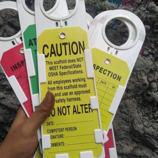 

Why are Scaffolding Safety Tags Important - Kuning