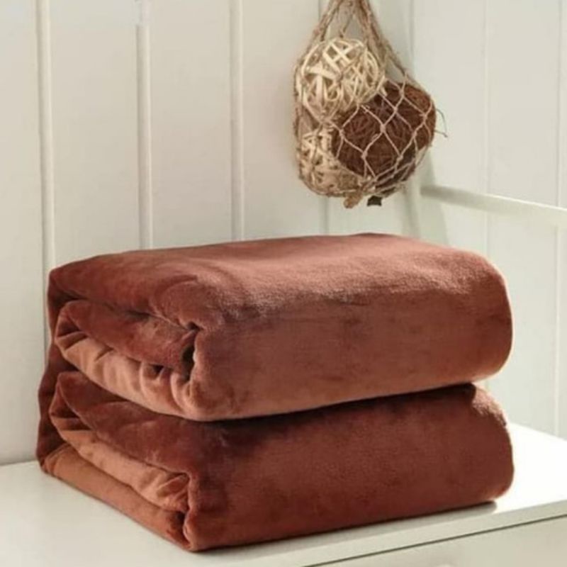 Selimut Flanel merk KH / selimut polos merk KH / Selimut Kaha / selimut murah grosir