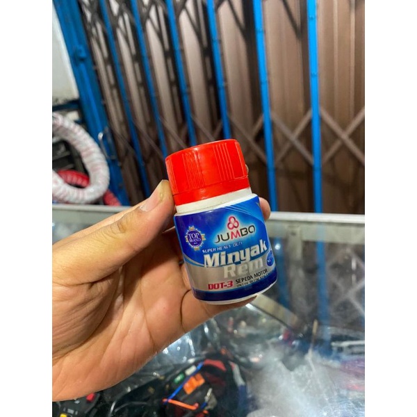 minyak rem jumbo 50ml warna merah 100% original for all motor matic bebek sport
