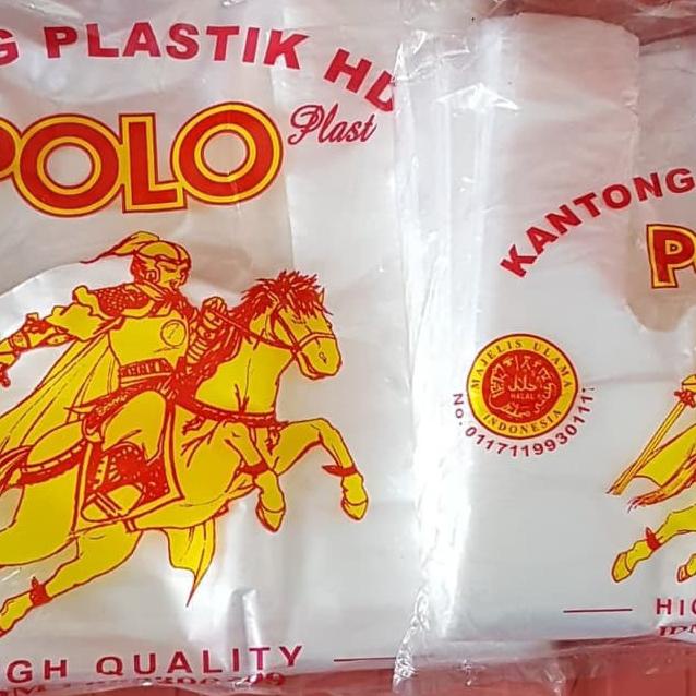 

PAKET ISI 5 Kantong Plastik HD Polo - Kresek Bening - Plastik uk 15 24