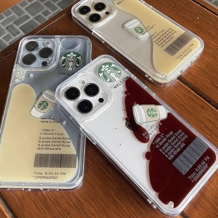 Stok Terbatas Casing Starbucks Kopi Motif Soft Case Untuk IPHONE X XS MAX XR 11 12 13 PRO MAX Tpu Tr
