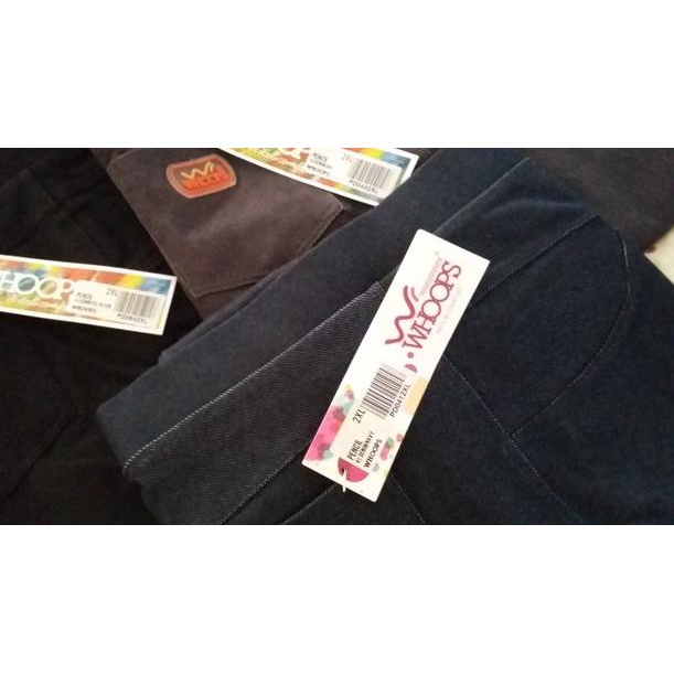 Celana Legging Whoops Pensil Basic Polos Stretch Jumbo Big Size Murah