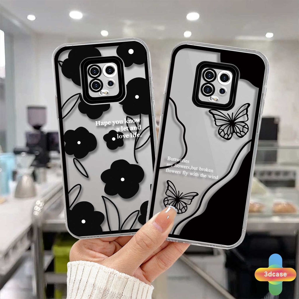 Soft Case TPU Motif Kupu-Kupu Untuk Xiaomi Redmi Note 10 PRO MAX 9 8 10 10S 9 PRO MAX 11 9S  POCO C3 C31 X3 NFC X3 PRO  9C NFC 9A 9i 9T 9AT 9ACTIV  9 PRO Power 10X POCO M2 PRO 10 Prime