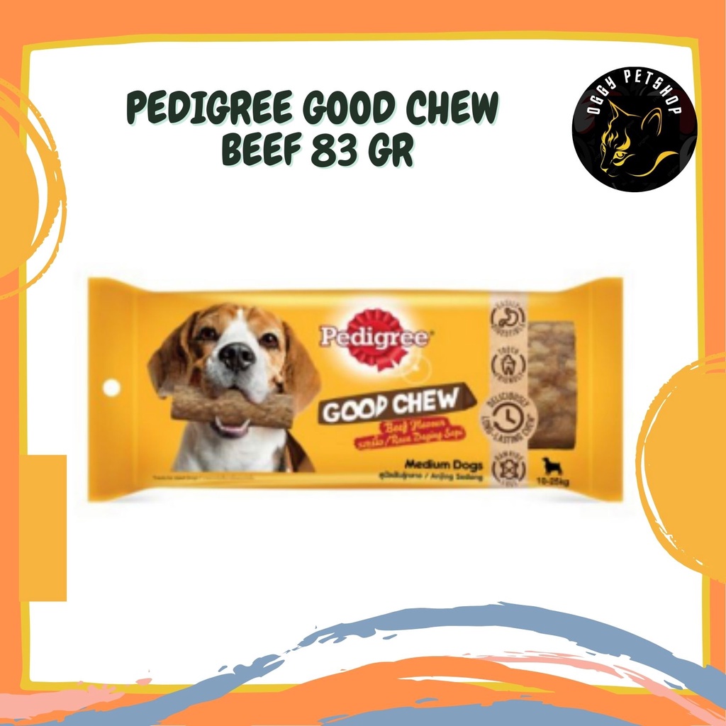 Makanan Anjing Pedigree Good Chew Medium Dog 83gr