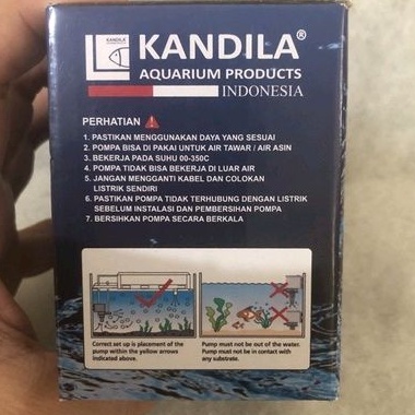 MESIN FILTER AKUARIUM TIDAK BERISIK KANDILA KD-1200 ZP WATER PUMP POMPA AIR CELUP FILTER AQUARIUM HIDROPONIK