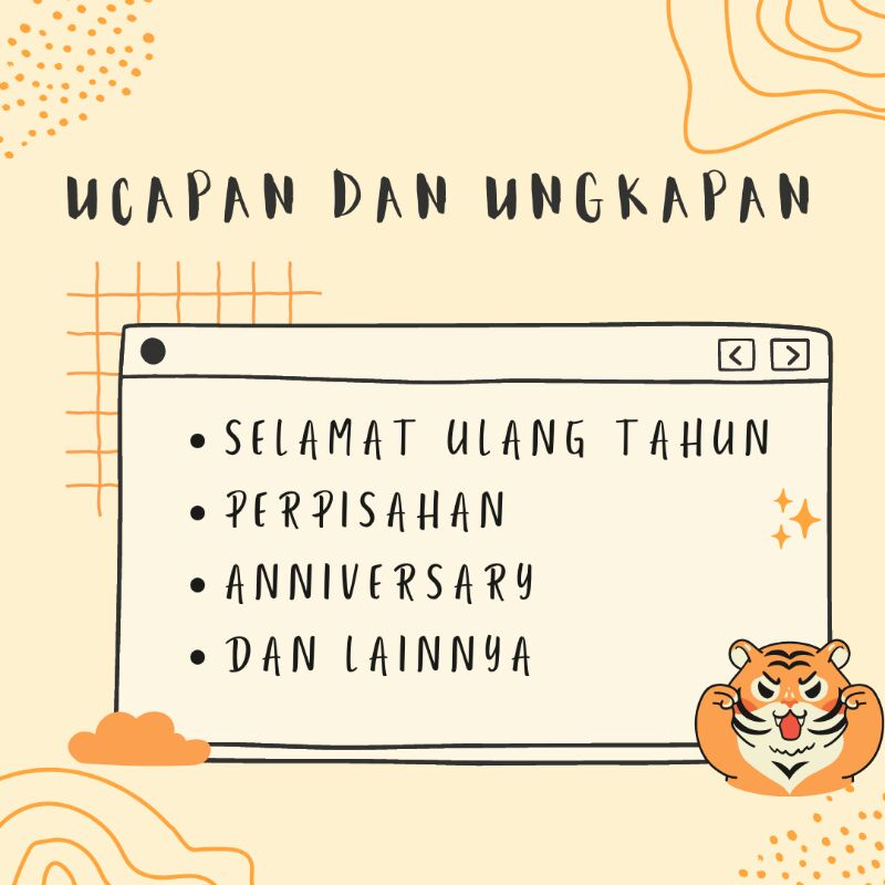 

Jasa Menulis Ucapan/Ungkapan