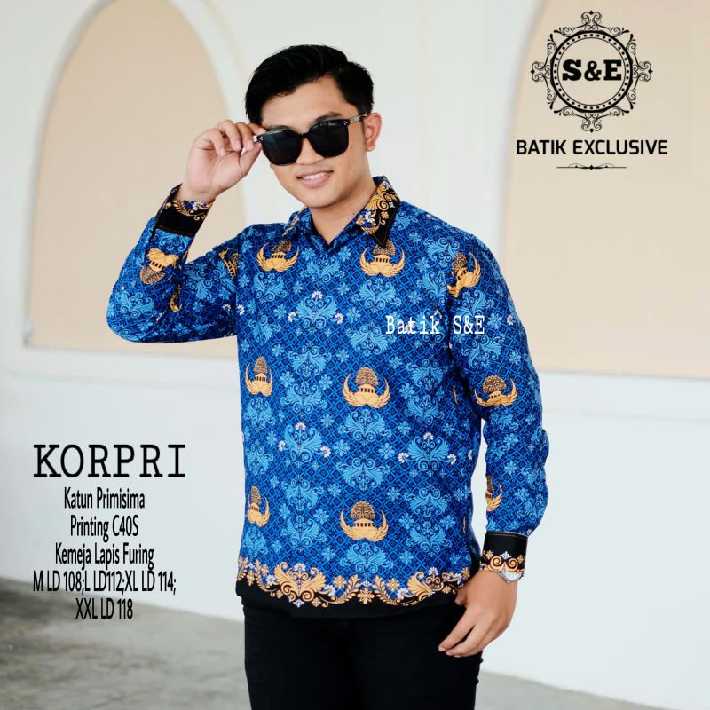 BLUS BATIK KORPRI DAN HEM BATIK KORPRI