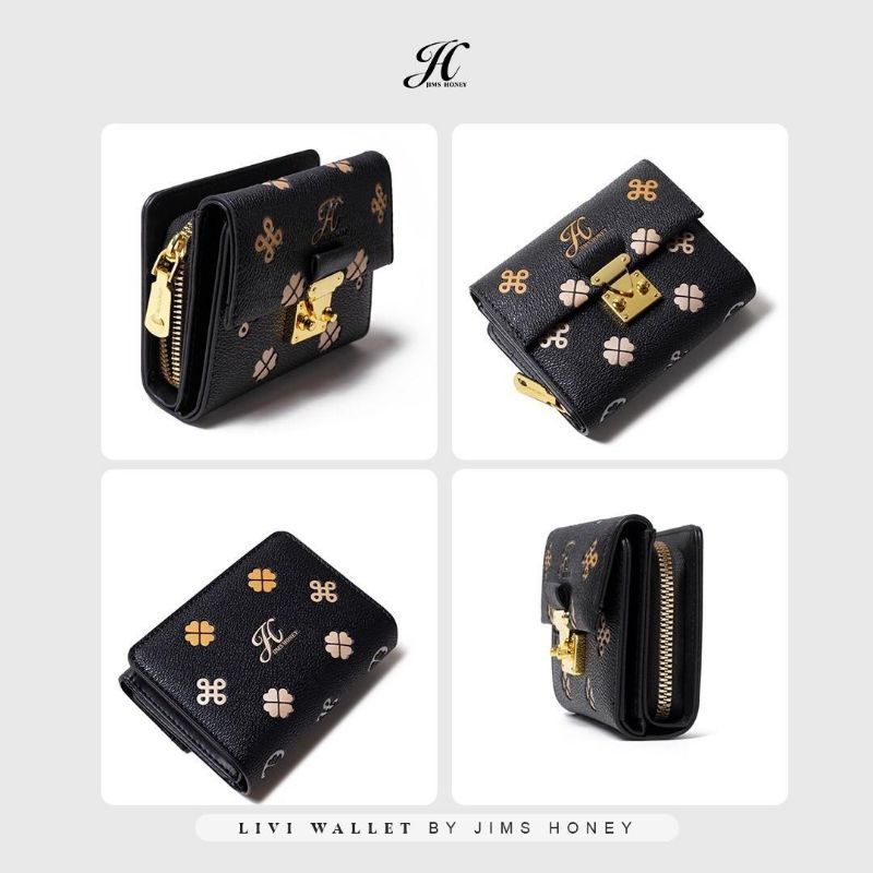 Dompet Kecil Lipat Wanita Jimshoney Livie Wallet Mini - Dompet Kartu Koin