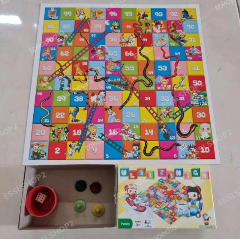 Mainan ULAR TANGGA BESAR jadul