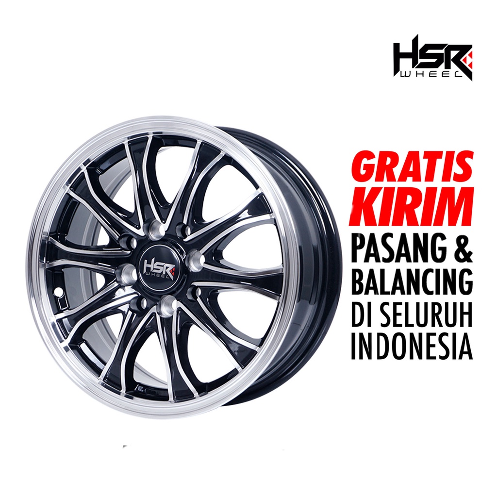 Velg Mobil Ring 14 HSR SERIRIT 11693 HSR R14X6 PCD H8X100-114,3 ET40 BMF