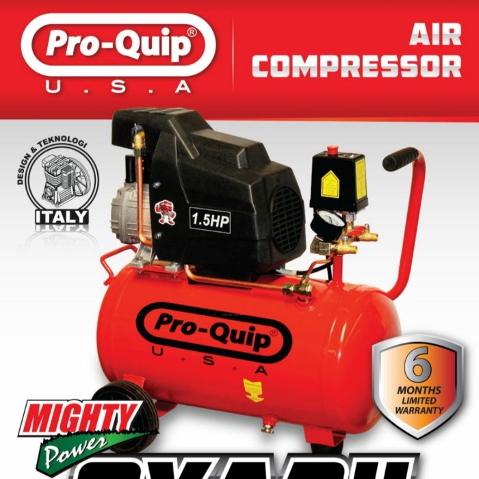 Kompresor Angin Listrik Silent Portable 1HP PROQUIP QXA 24