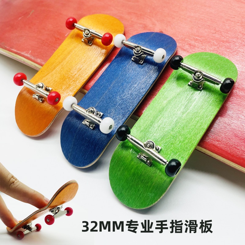 Skateboard Jari Mini Double Rocker Bahan Maple Ukuran 32mm