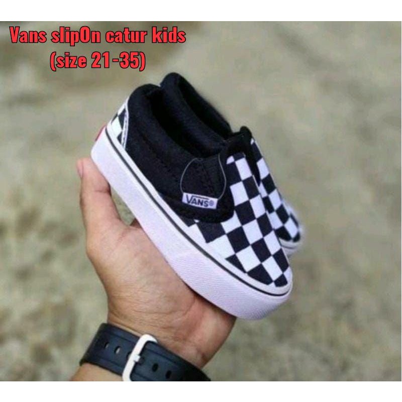 Vans anak Vans slipon anak terbaru Vans slipon catur