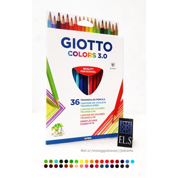 

Giotto Colors 3.0 - 36 Warna ( Pensil warna )