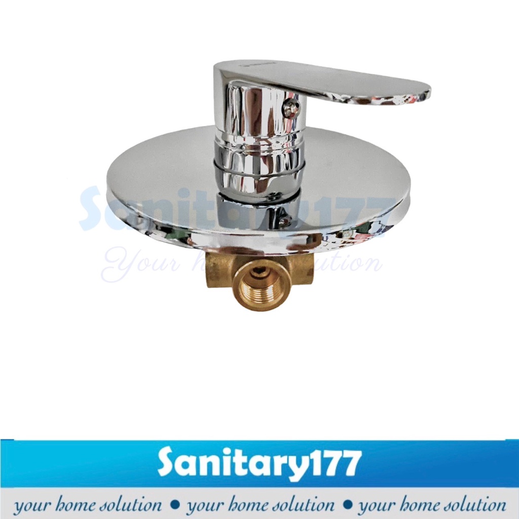 Stop kran Panas dingin 93S-Keran air mixer wall shower tanam stainless kuningan murah wall shower tembok