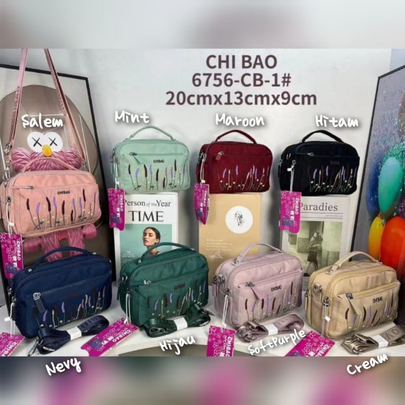 Tas selempang wanita chibao ory import terbaru 6756 cb