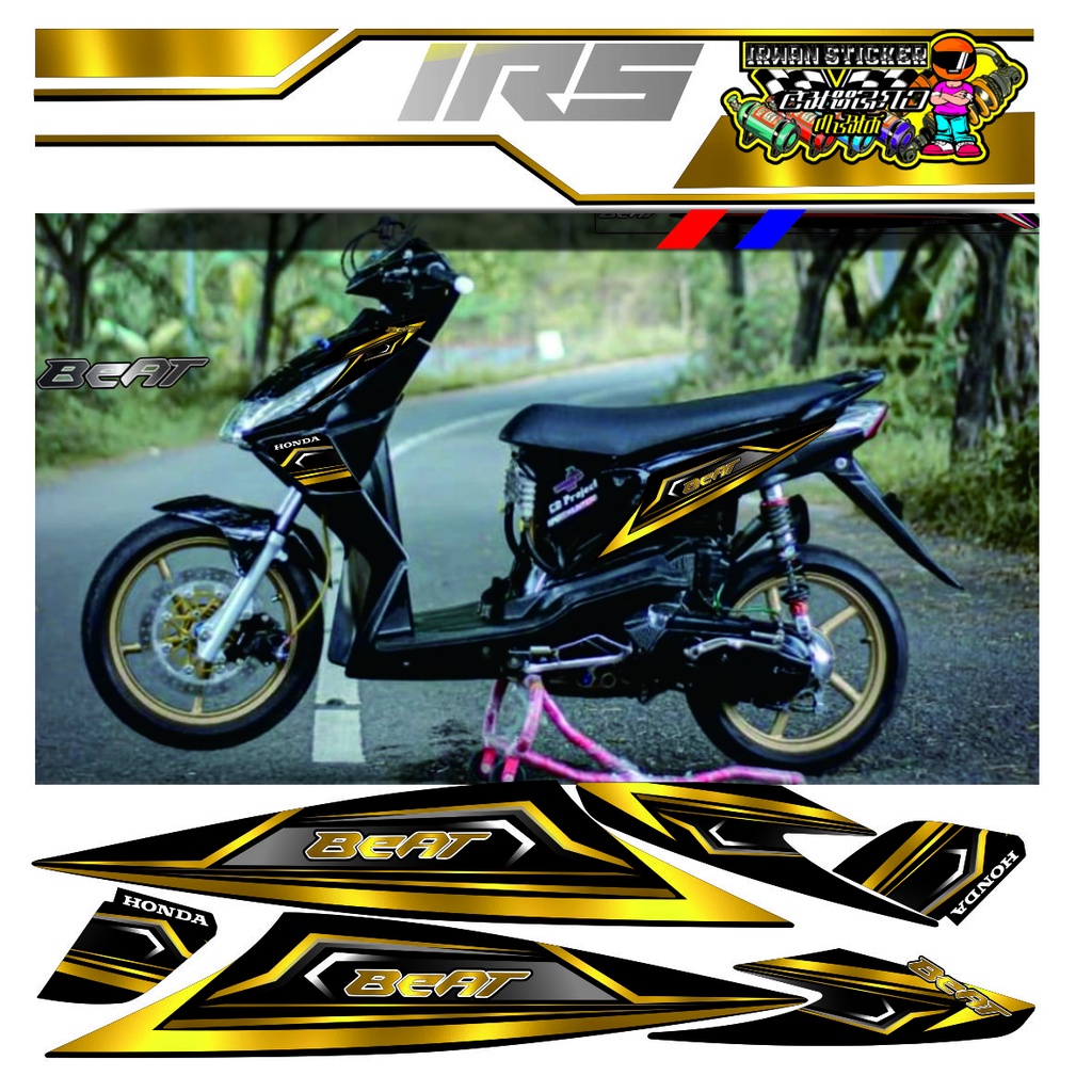 Striping Beat Karbu Variasi BK01 -Striping Beat Karbu Variasi