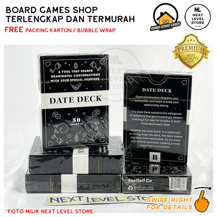 Date Deck by BestSelf Co Card Game Board Games Datedeck