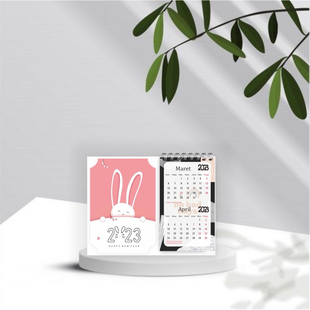 Jual Kalender 2023 Kalender Meja Kalender Duduk Kalender 2023 Aesthetic Sovenir Unik 