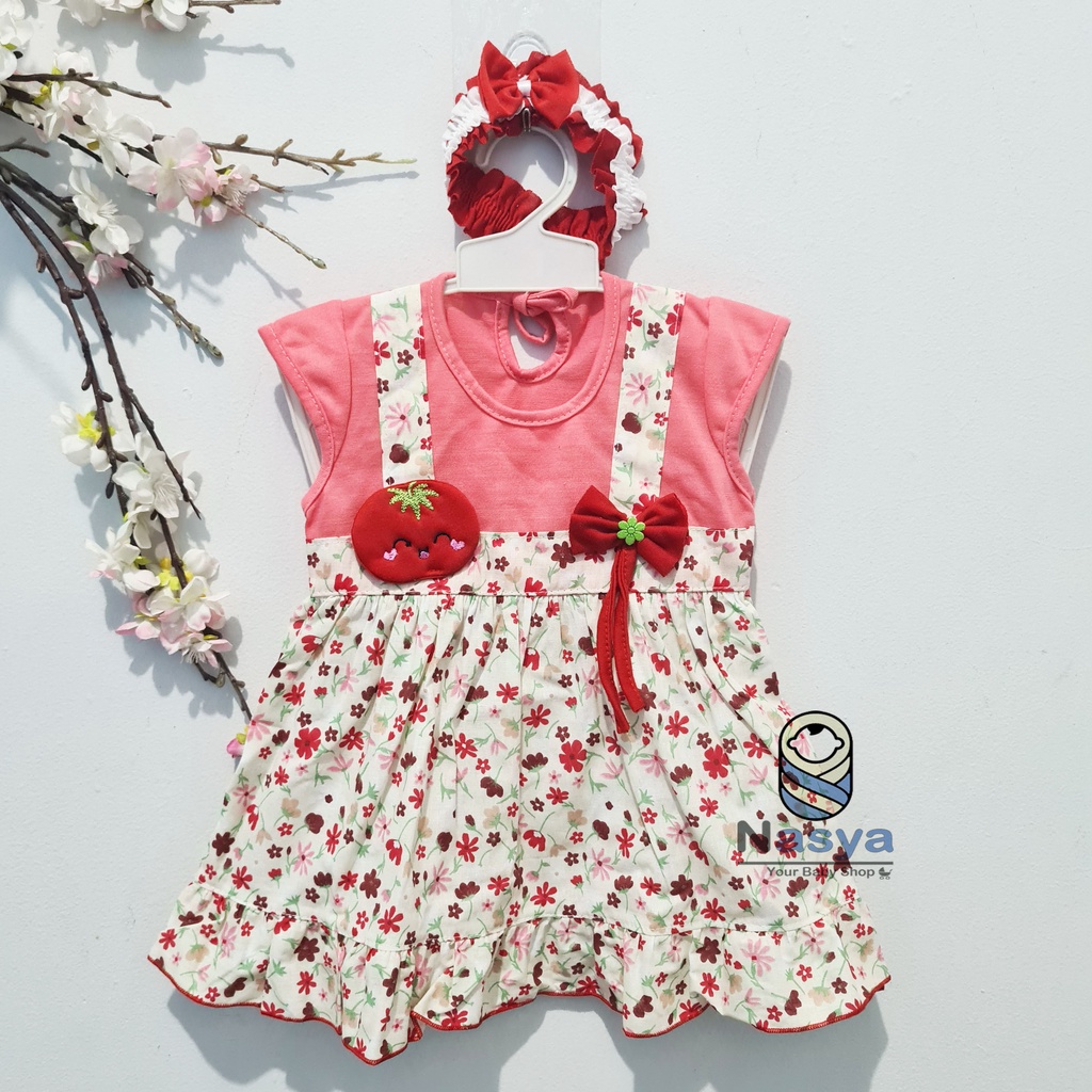 [P-019] Dress Bayi (0-6 bulan) Perempuan Motif Matahari