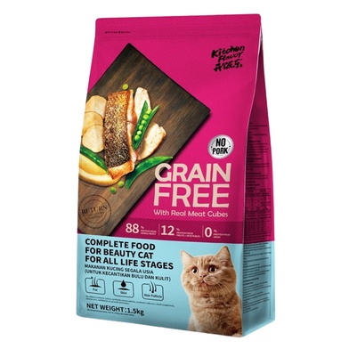 Kitchen Flavor Grain Free Beauty Cat Food All Life Stages Freshpack 8kg