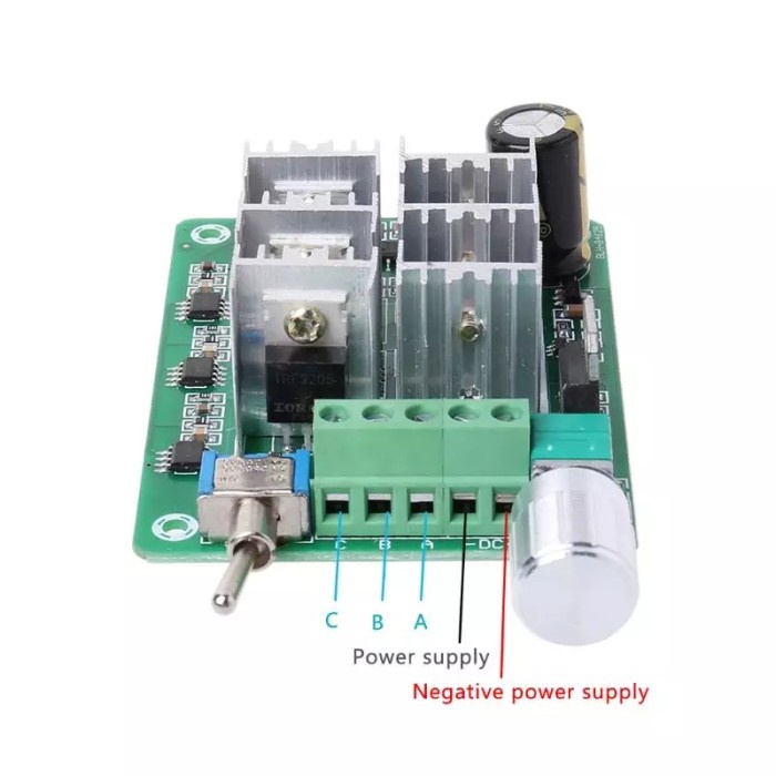15A BLDC 3 Phase Brushless Motor Speed Controller BLDC PWM Driver