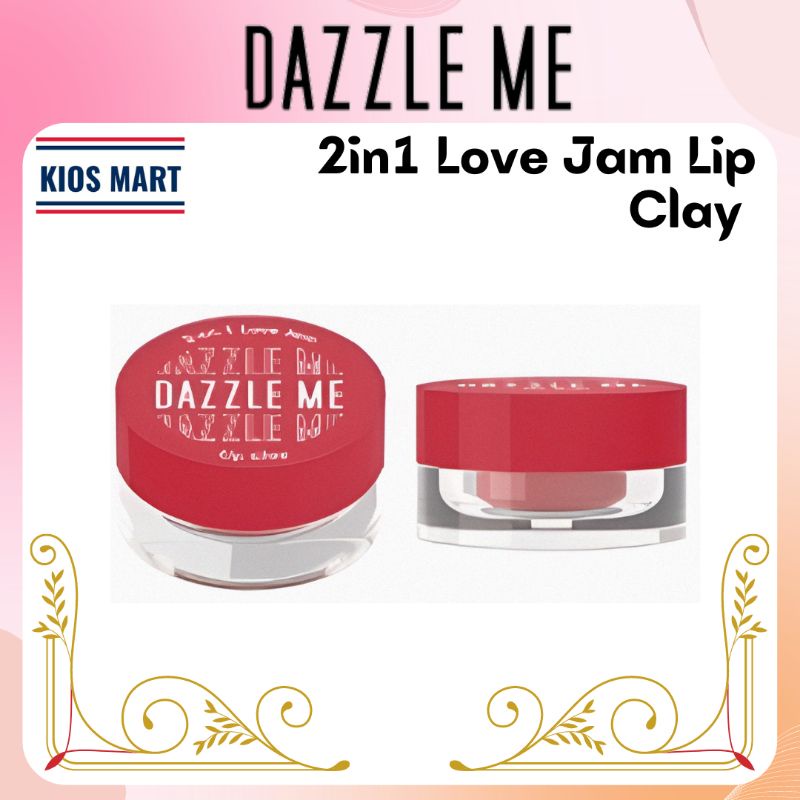 Dazzle Me 2 in 1 Love Jam Lip Clay | Lip Cream | Lip Matte | Lipstick | Lip Tint