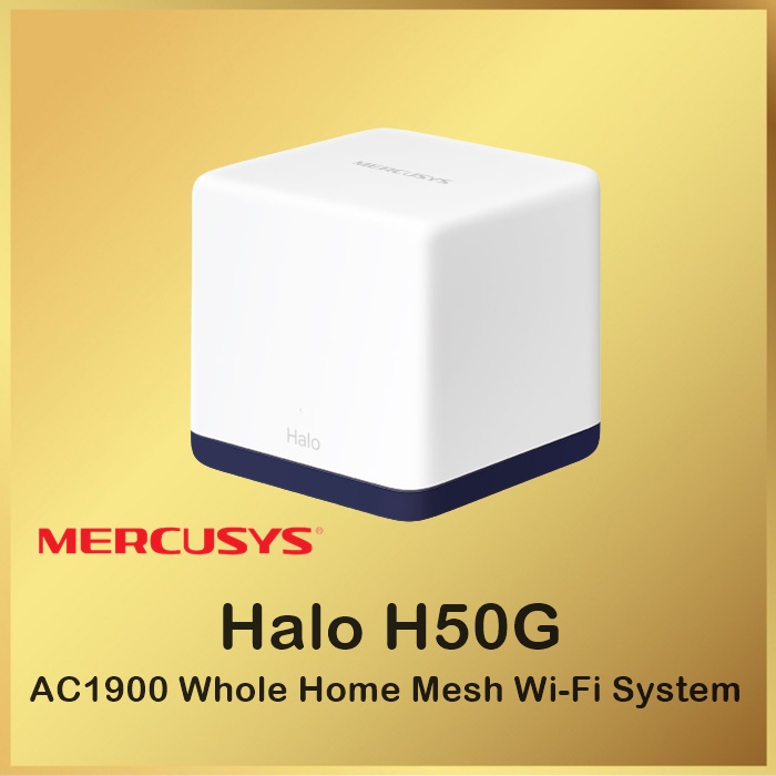 Mercusys Halo H50G AC1900 Dual Band Gigabit Whole Mesh Router H 50G