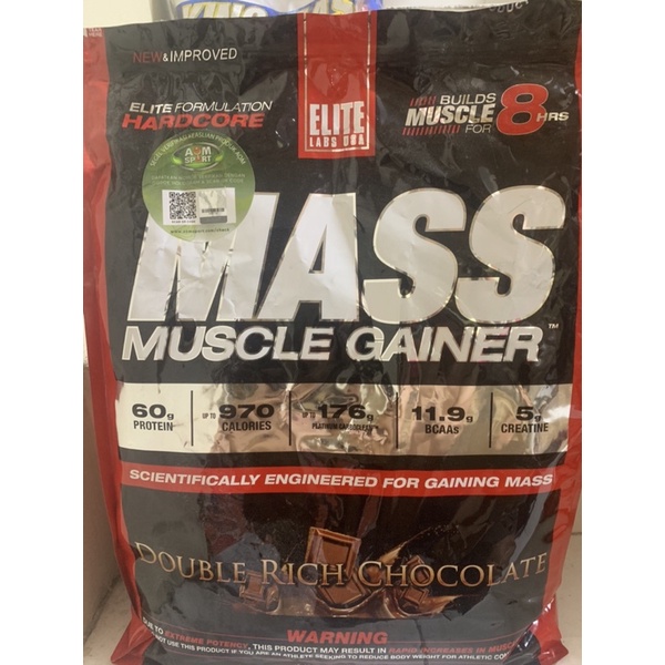 Elite Labs Mass Muscle Gainer 20 LBS