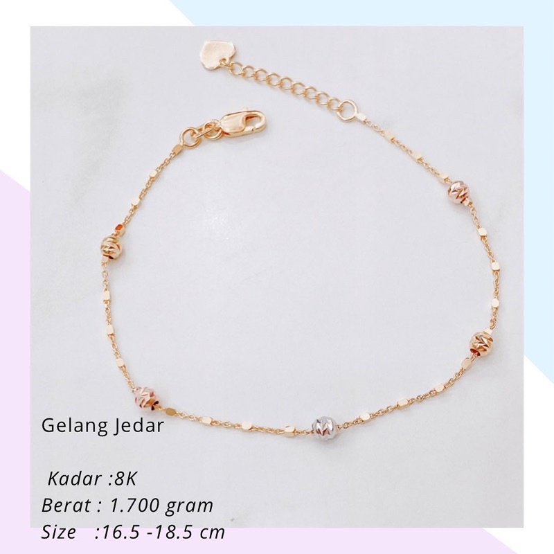 Gelang Emas Jedar 1.700 Gr