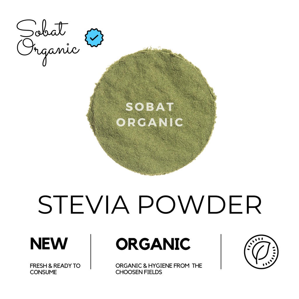 

Stevia Powder Bubuk Sweetleaf Pengganti Gula 100 gr