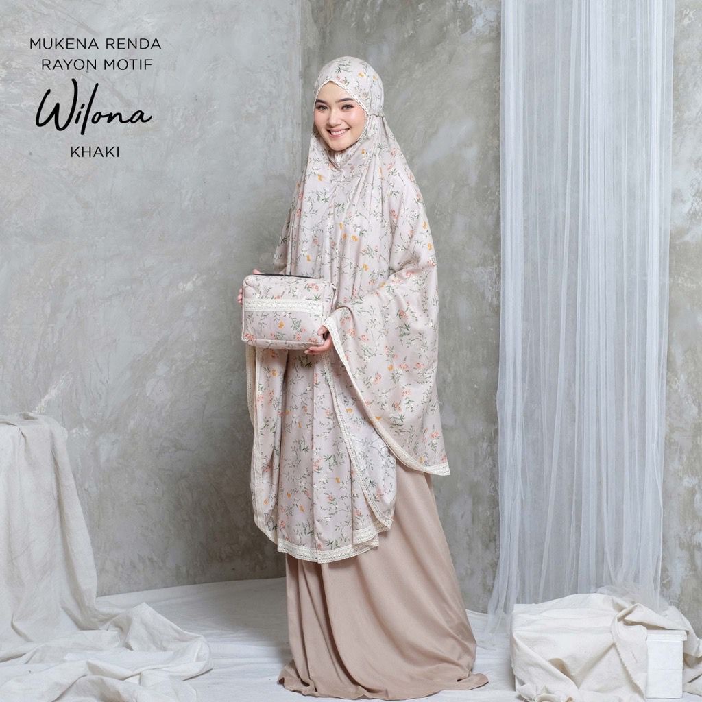 Mukena Rayon Bali WILONA 2in1