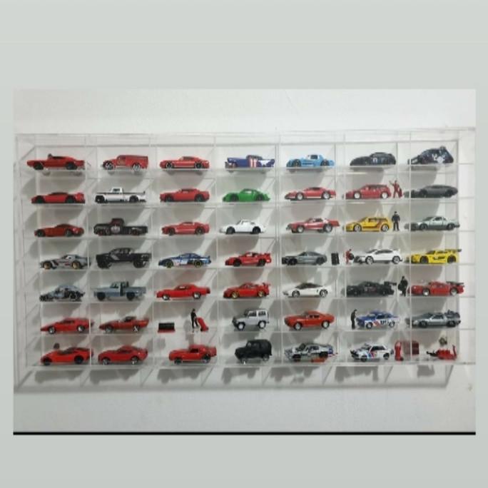 rak Hotwheels rak diecast rak akrilik rak mainan mainan anak stock ada