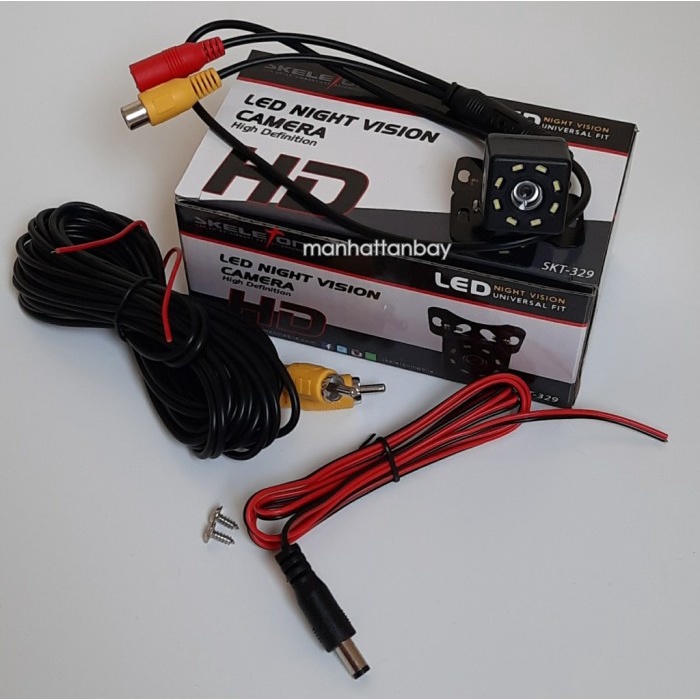 Kamera Kamera Mundur 8 Titik Led Skeleton