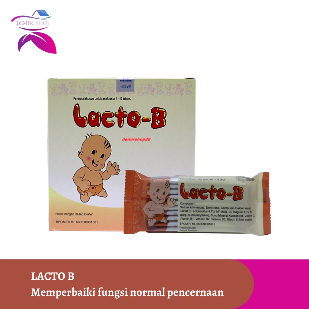 Lacto B / Obat Diare Bayi / Probiotik / Atasi Masalah Pencernaan Pada Bayi