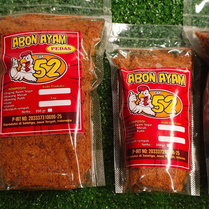 

Abon Ayam 52 Pedas 1/4Kg