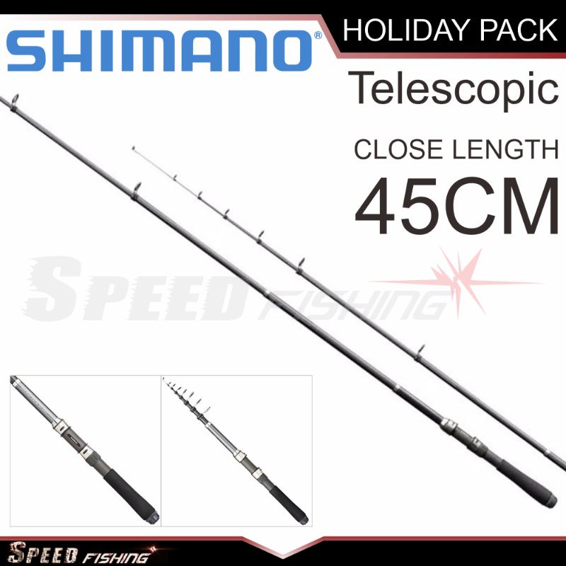 Joran Shimano Holiday Pack 180 210 240 270 Joran Telescopic Spinning