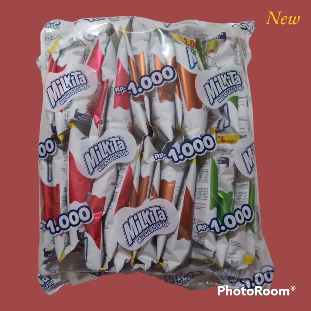 Milkita Milk Lollipop NEW 3rcg x 10 bks x 9gr