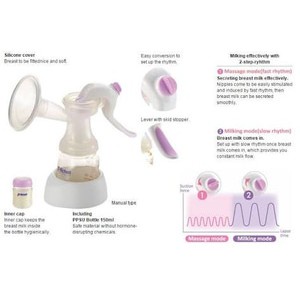 Richell Manual Breast Pump Pompa Asi Manual Murah /Share: Richell Manual Breast Pump