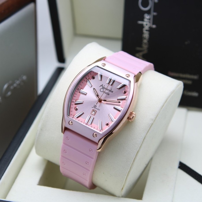 Watch Jam Tangan Wanita Alexandre Christie Ac 2941 Ac2941 Rosegold Pink Ori